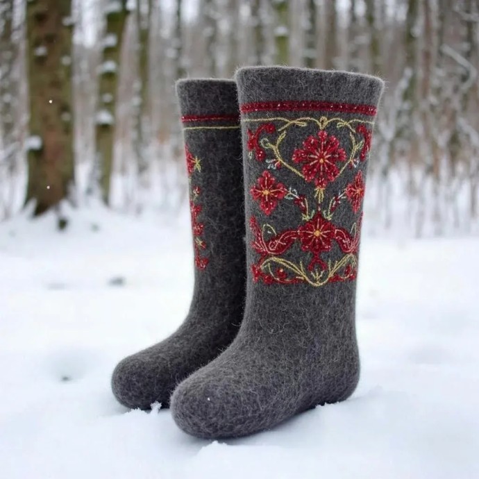 Кастомные валенки Изображение